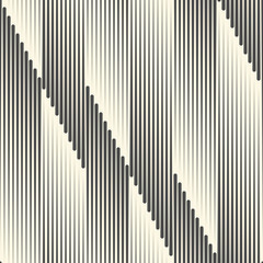 Seamless Vertical Line Background. Vector Monochrome Graphic Design