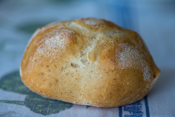 Close up photo of a sandwich with blurred background and shallow depth of field