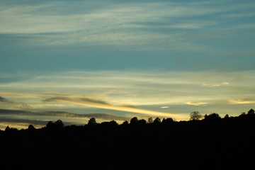 Golden Sunset in the Western U.S.