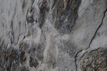 Eine Mauer von der Burg in Bad Düben