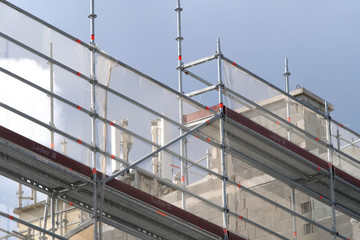échafaudage d'acier