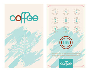 Loyalty card. Special offer: Buy 10 get 1 free card.