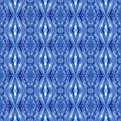 seamless repeating pattern with steel blue, corn flower blue and lavender colors. can be used for wallpaper, fabric, pattern fills and surface textures