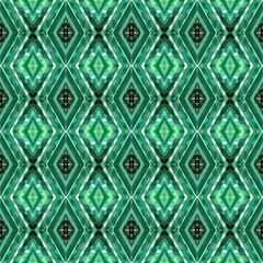 seamless repeating pattern with sea green, lavender and very dark green colors. can be used for packaging paper, fabric, wallpaper and textures