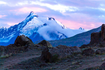 Sunset over Golden Peak