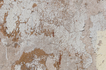 Old wall with plaster