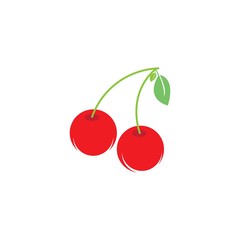 Cherry logo vector template