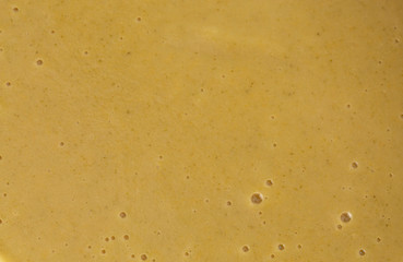 Bowl of Broccoli and Cheddar Cheese Puree Soup