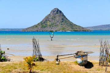 The sugarloaf of Antsiranana bay Diego Suarez, northern Madagascar. - obrazy, fototapety, plakaty