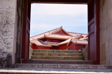 Burg in Naha in Okinawa (Japan)