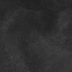 Watercolor black texture with abstract washes and brush strokes on the white paper background. Digital paper background.