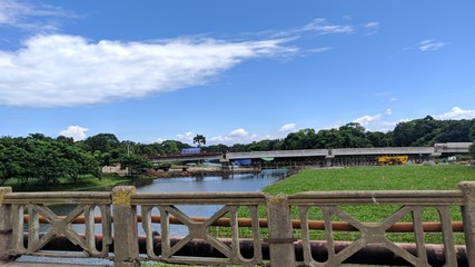 Obraz premium view of a village