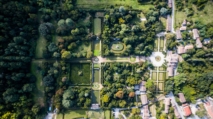 Fototapeta premium Giardino antico, Drone