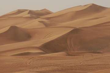 sand dunes in desert