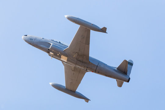 T-33 Shooting Star captured at the Southport airshow in September 2019.