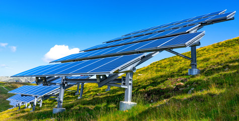 Solaranlage in den Alpen