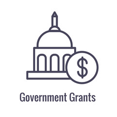 Student Education Icon with imagery depicting the education process and payment