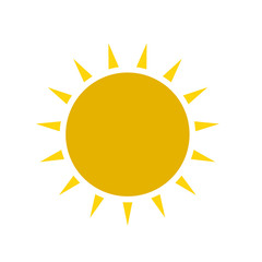 sun icon isolated