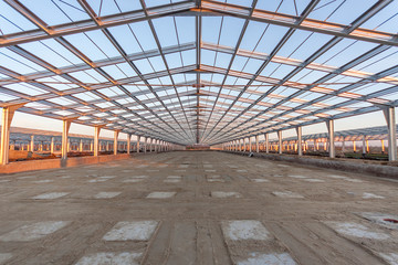 Construction of a cattle-breeding farm