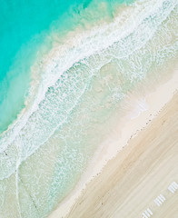 waves on the beach