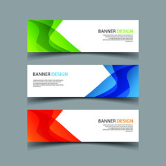 Fototapeta premium Vector Abstract design banner web template