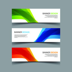 Fototapeta premium Vector Abstract design banner web template