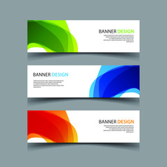 Fototapeta premium Vector Abstract design banner web template