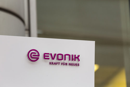 essen, North Rhine-Westphalia/germany - 18 10 18: evonik sign in essen germany