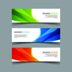 Fototapeta premium Vector Abstract design banner web template