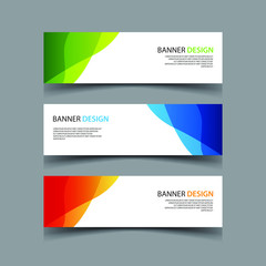 Vector Abstract design banner web template