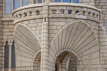Astorga Episcopal Palace, Leon, Spain.