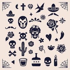 Vintage Day of the Dead graphics - 288423320