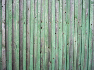 green wooden fence texture background