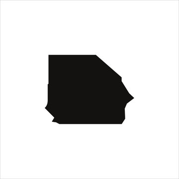 Inland Empire Logo. In The State Of California Map Symbol. Icon Vector Eps 10. 