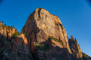 The Great White Throne as the Sun Sets