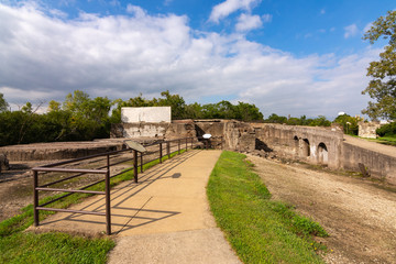 Pathway through the ruins