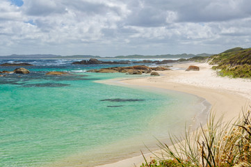 Secluded beach in the William Bay National Park - Denmark, WA, Australia