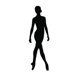ballet dancer poses silhouette