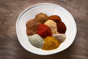 Different kind of spices