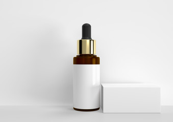 Skin care moisturizing cosmetic premium products Premium Psd, 3d render.