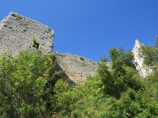 Fototapeta na wymiar Ruins of Dvigrad croatia