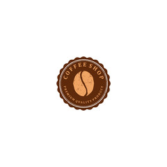 Coffee logo for product label and cafe and resto
