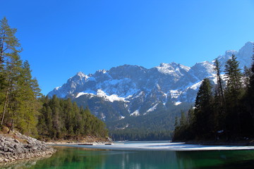 Eibsee Lake in Germany