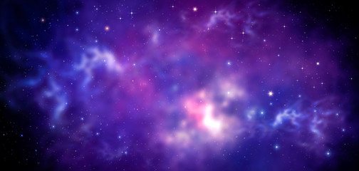 Night sky - Universe filled with stars, nebula and galaxy. Abstract background
