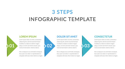 Infographic Template with 3 Steps