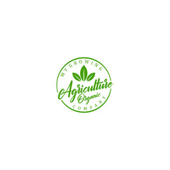 Agriculture logo - farming growing environment