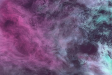 Obraz na płótnie Canvas Beautiful 3D illustration of heavy mystic smoke clouds texture or background