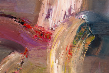 Wonderful abstract painting for new design view.