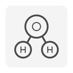 oxygen molecule icon