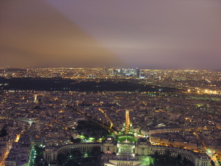 Naklejka premium from Eiffel tower